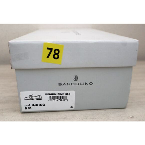 Bandolino Women's Sz 9M Pink/Mauve Patent Lindio Bow Slip-On Tailored Loafers - Picture 12 of 12